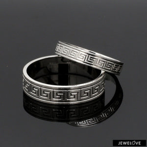 Jewelove™ Rings Designer Platinum Love Bands JL PT 1323