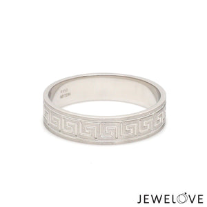 Jewelove™ Rings Designer Platinum Love Bands JL PT 1323