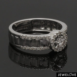 Jewelove™ Rings Designer Platinum Love Bands JL PT 927