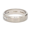 Jewelove™ Rings Designer Platinum Love Bands with Diamond JL PT 1067