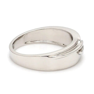 Jewelove™ Rings Designer Platinum Love Bands with Diamonds SJ PTO 152