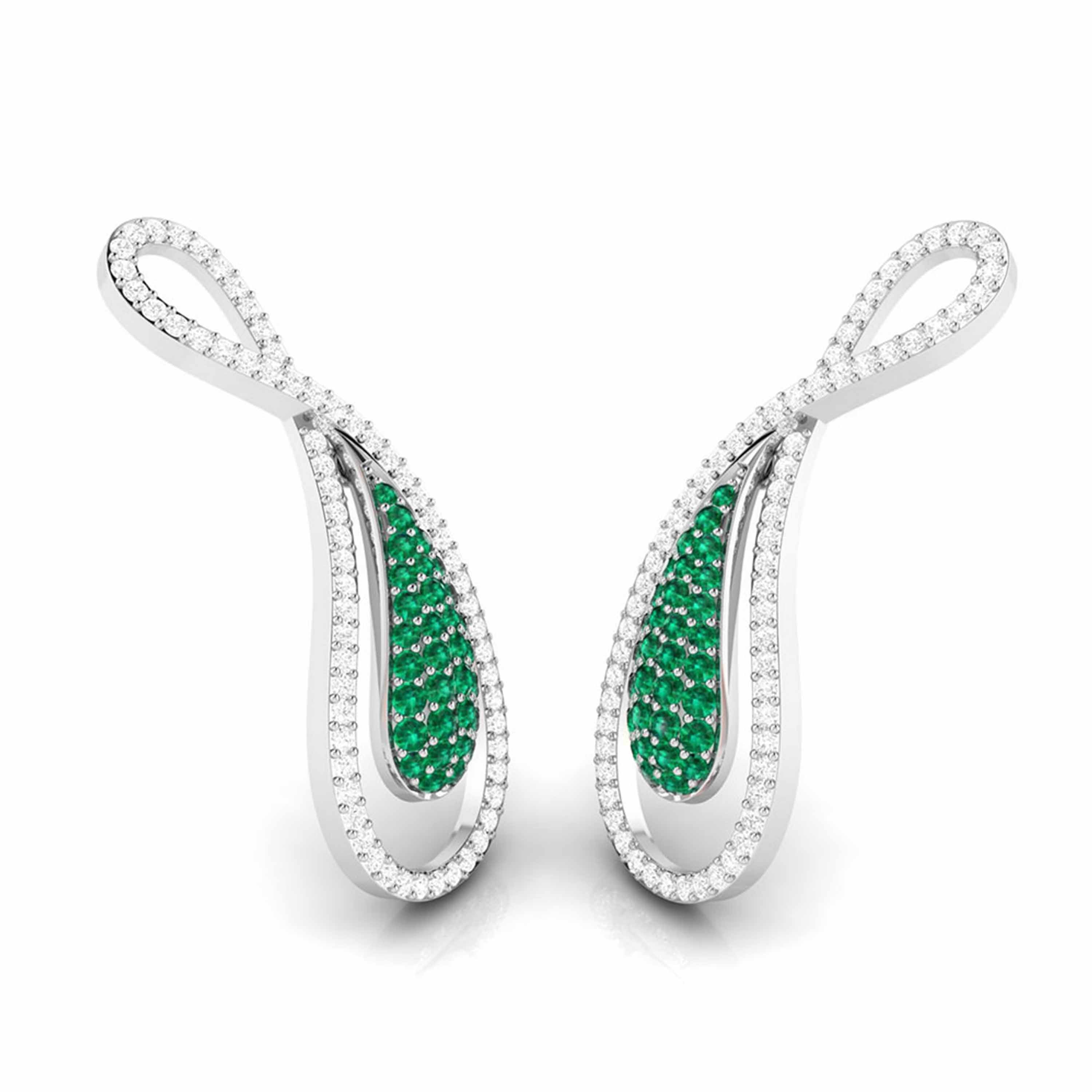 Emerald Drop Earrings – brd jewelry