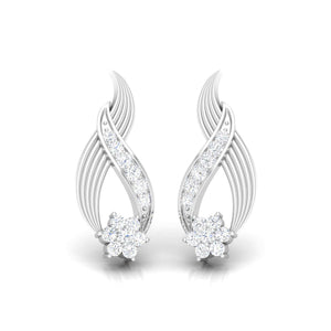 Jewelove™ Pendants & Earrings Earrings only Designer Platinum with Diamond Pendant Set JL PT P BT 81-D