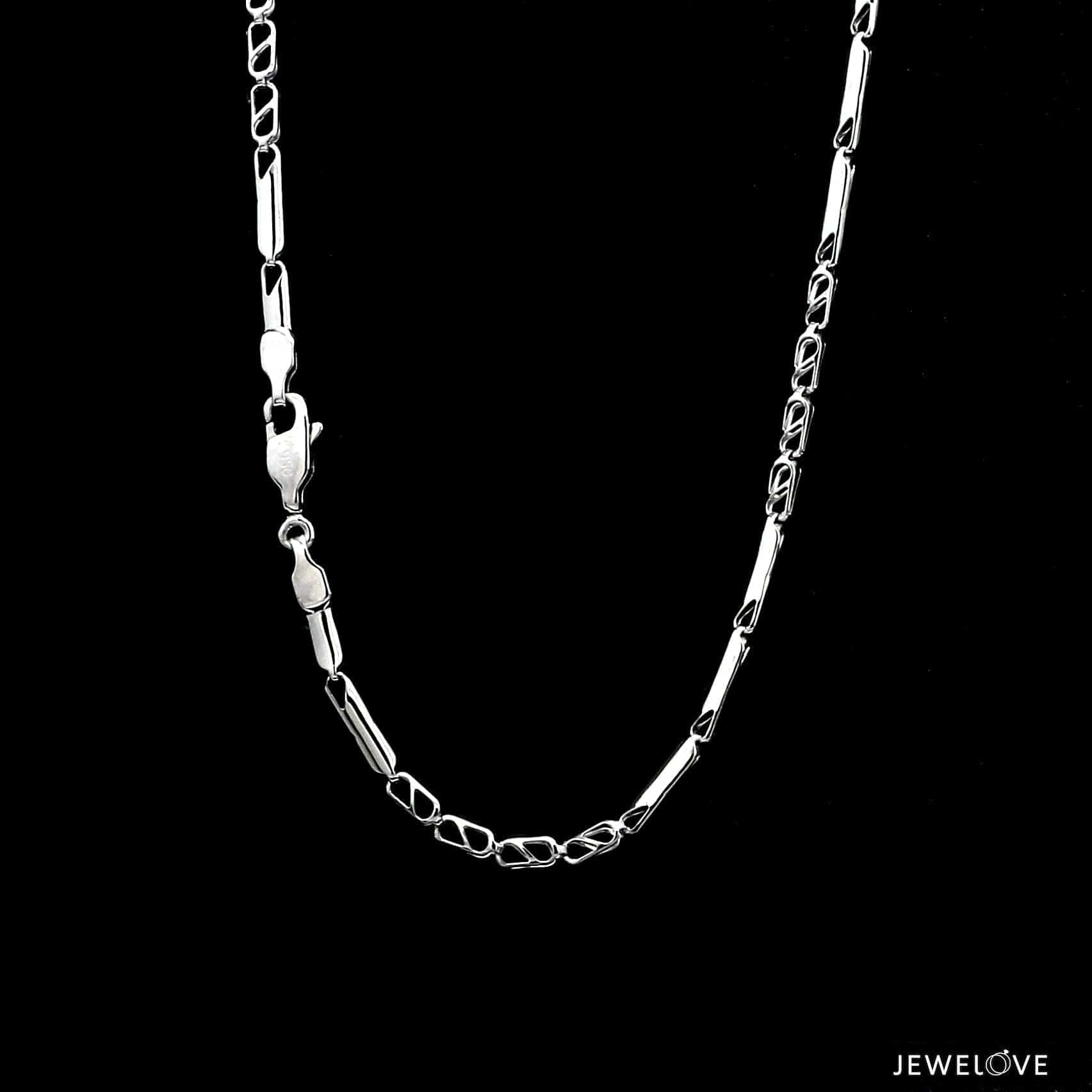 Jewelove™ Chains Designer Uni-Sex Platinum Chain JL PT CH 1024-PT