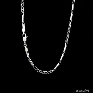 Jewelove™ Chains Designer Uni-Sex Platinum Chain JL PT CH 1024-PT