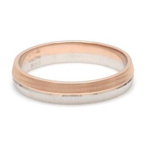 Jewelove™ Rings Designer Unisex Platinum & Rose Gold Couple Rings JL PT 1150