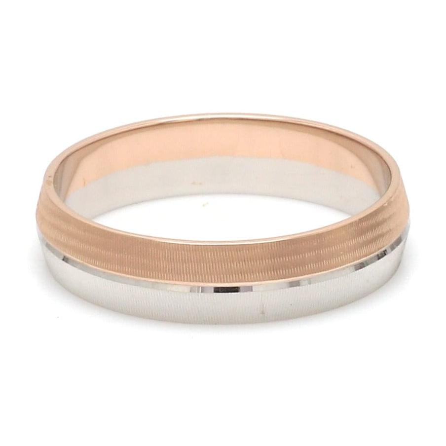 Jewelove™ Rings Designer Unisex Platinum & Rose Gold Couple Rings JL PT 1150