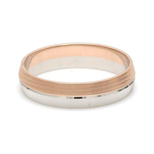 Jewelove™ Rings Designer Unisex Platinum & Rose Gold Couple Rings JL PT 1150