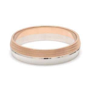 Jewelove™ Rings Designer Unisex Platinum & Rose Gold Couple Rings JL PT 1150