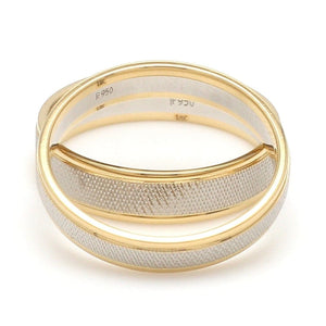 Jewelove™ Rings Designer Unisex Platinum & Yellow Gold Couple Rings JL PT 1121-A