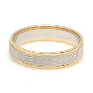 Jewelove™ Rings Designer Unisex Platinum & Yellow Gold Couple Rings JL PT 1121-A