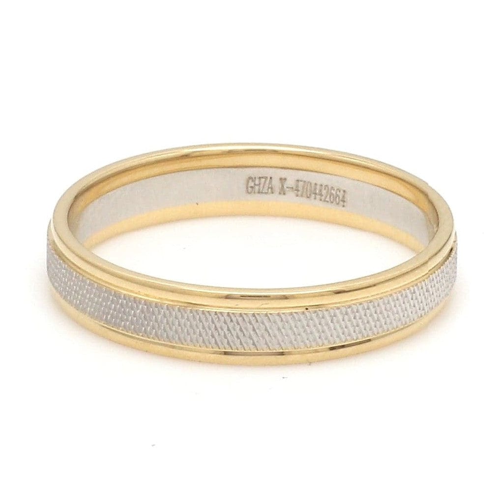 Jewelove™ Rings Designer Unisex Platinum & Yellow Gold Couple Rings JL PT 1121-A