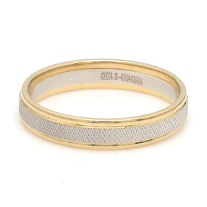 Jewelove™ Rings Designer Unisex Platinum & Yellow Gold Couple Rings JL PT 1121-A