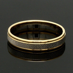 Jewelove™ Rings Designer Unisex Platinum & Yellow Gold Couple Rings JL PT 1121-A