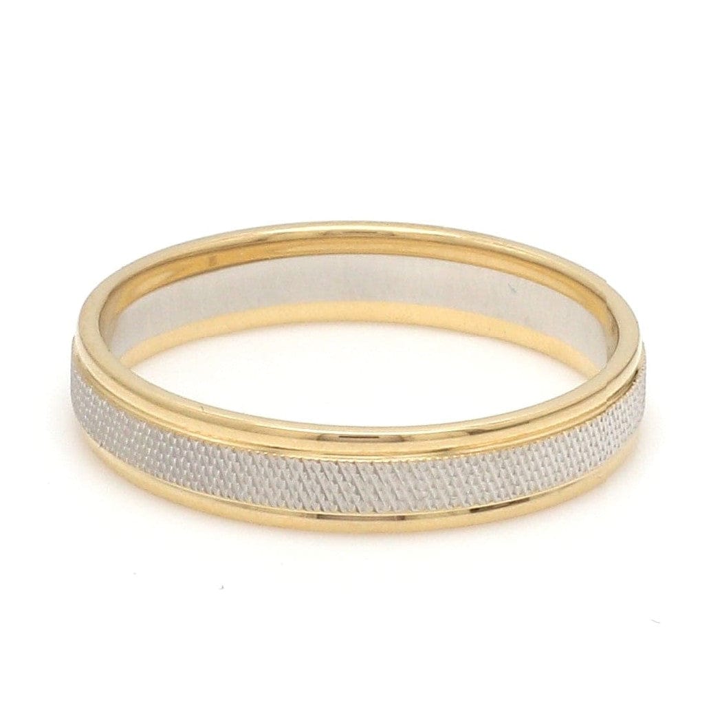 Jewelove™ Rings Designer Unisex Platinum & Yellow Gold Couple Rings JL PT 1121-A