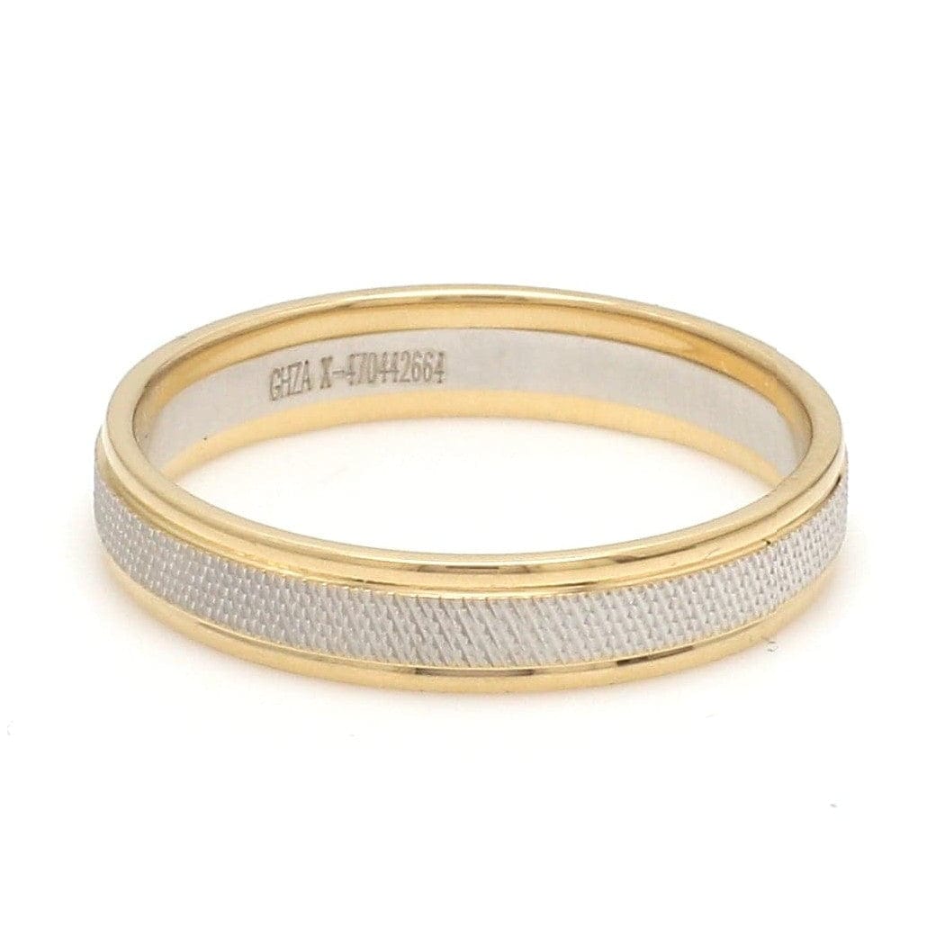 Jewelove™ Rings Designer Unisex Platinum & Yellow Gold Couple Rings JL PT 1121-A