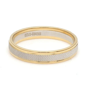 Jewelove™ Rings Designer Unisex Platinum & Yellow Gold Couple Rings JL PT 1121-A