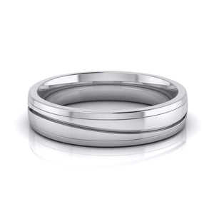 Jewelove™ Rings Diamond Platinum Love Bands JL PT R-8042