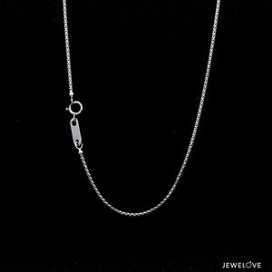 Jewelove™ Chains Double Sided Platinum & Rose Gold Unisex Chain JL PT CH 1128