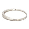 Jewelove™ Bangles & Bracelets Ethnic Platinum Bracelet with Laser Cutting & Diamonds SJ PTB 104