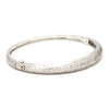 Jewelove™ Bangles & Bracelets Ethnic Platinum Bracelet with Laser Cutting & Diamonds SJ PTB 104