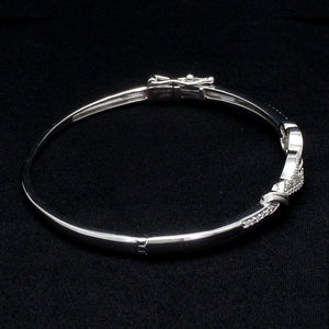 Jewelove™ Bangles & Bracelets Evara Platinum Diamond Bracelet for Women JL PTB 798