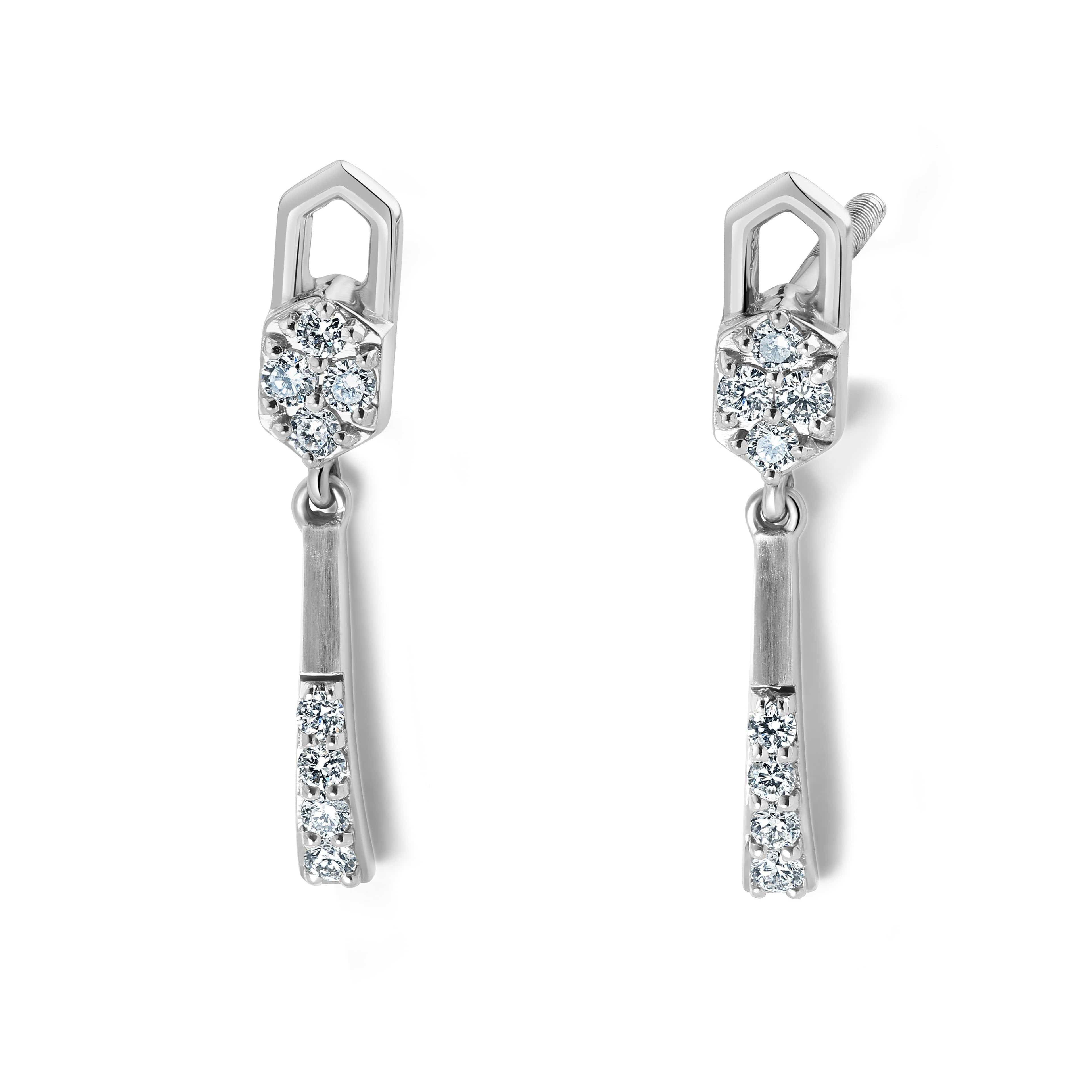 Open Hoop Diamond Earrings - Safian & Rudolph Jewelers