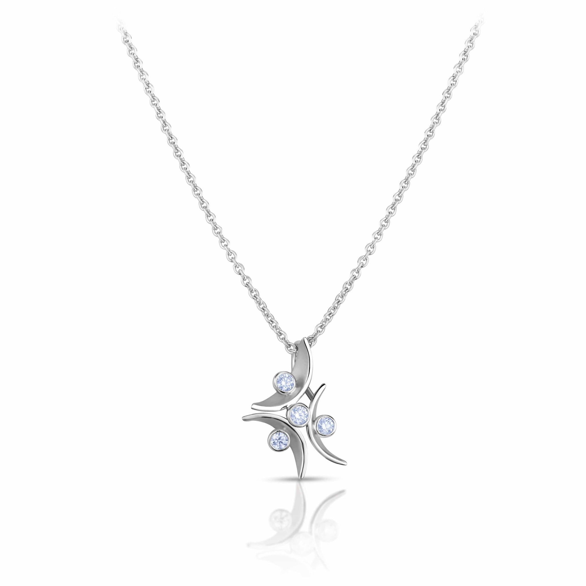 Jewelove™ Pendants SI IJ Evara Platinum Diamond Pendant for Women JL PT P 272