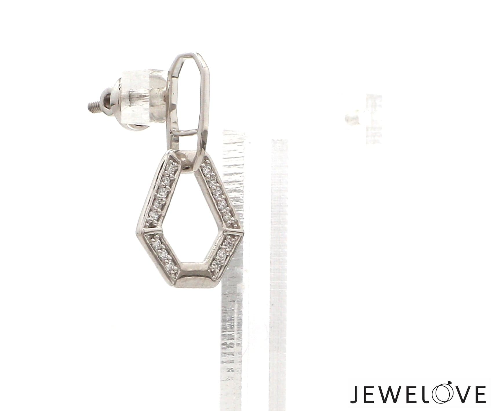 Jewelove™ Earrings Evara Platinum Diamonds Earrings for Women JL PT E 309-PT