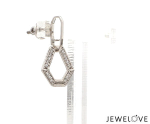 Jewelove™ Earrings Evara Platinum Diamonds Earrings for Women JL PT E 309-PT