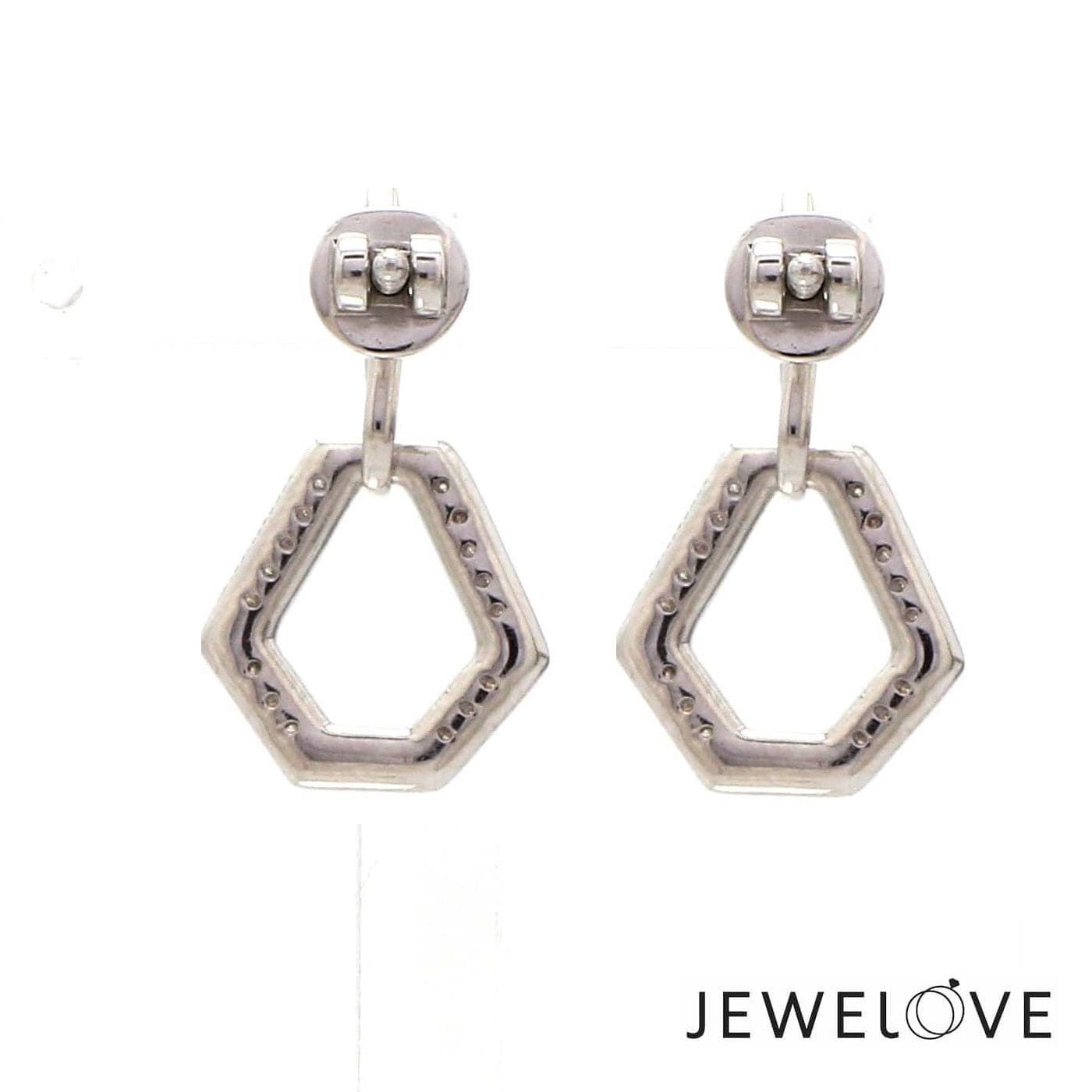 Jewelove™ Earrings Evara Platinum Diamonds Earrings for Women JL PT E 309-PT