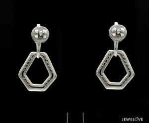 Jewelove™ Earrings Evara Platinum Diamonds Earrings for Women JL PT E 309-PT