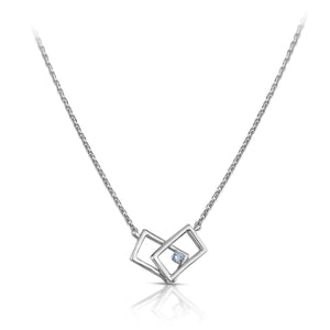 Jewelove™ Pendants SI IJ Evara Platinum Diamonds Pendant JL PT P 275