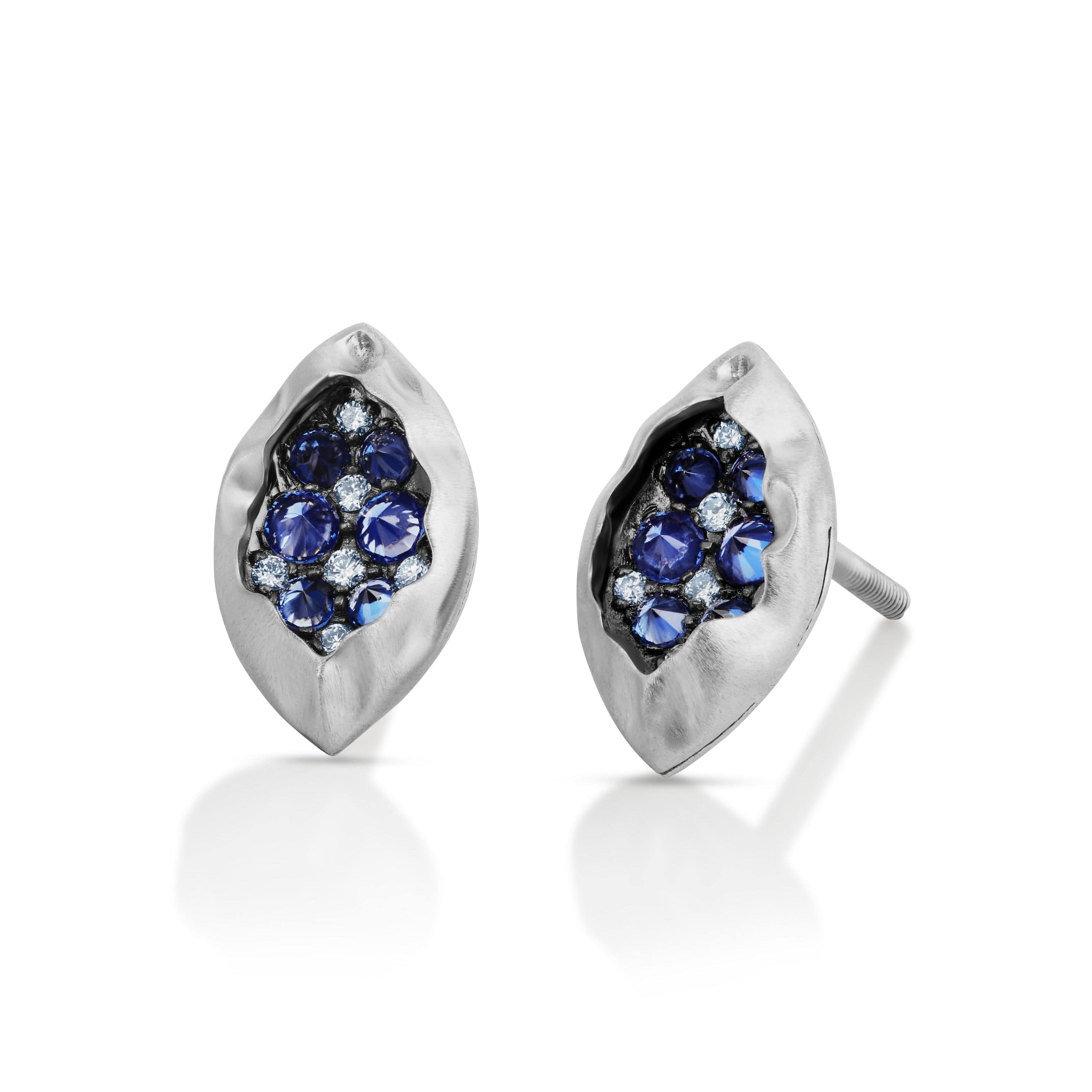 Blue Sapphire Earrings ( Thailand ) – My Store