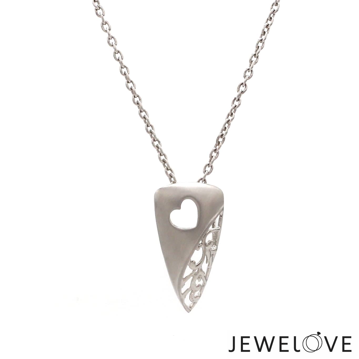 Jewelove™ Pendants Evara Platinum Heart Pendant for Women JL PT P 324