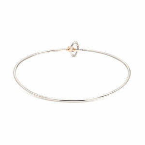 Jewelove™ Bangles & Bracelets Evara Platinum Rose Gold Diamond Bracelet for Women JL PTB 1284