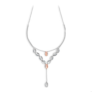 Jewelove™ Chains Evara Platinum Rose Gold Diamond Necklace Chain JL PT CH 207