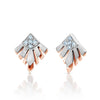 Jewelove™ Earrings Evara Platinum Rose Gold Diamonds Earrings for Women JL PT E 255