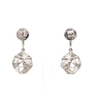 Jewelove™ Earrings Evara Platinum Rose Gold Diamonds Earrings for Women JL PT E 267