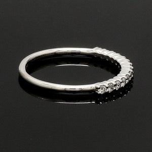 Jewelove™ Rings Half Eternity Diamond Ring in Platinum JL PT 1363