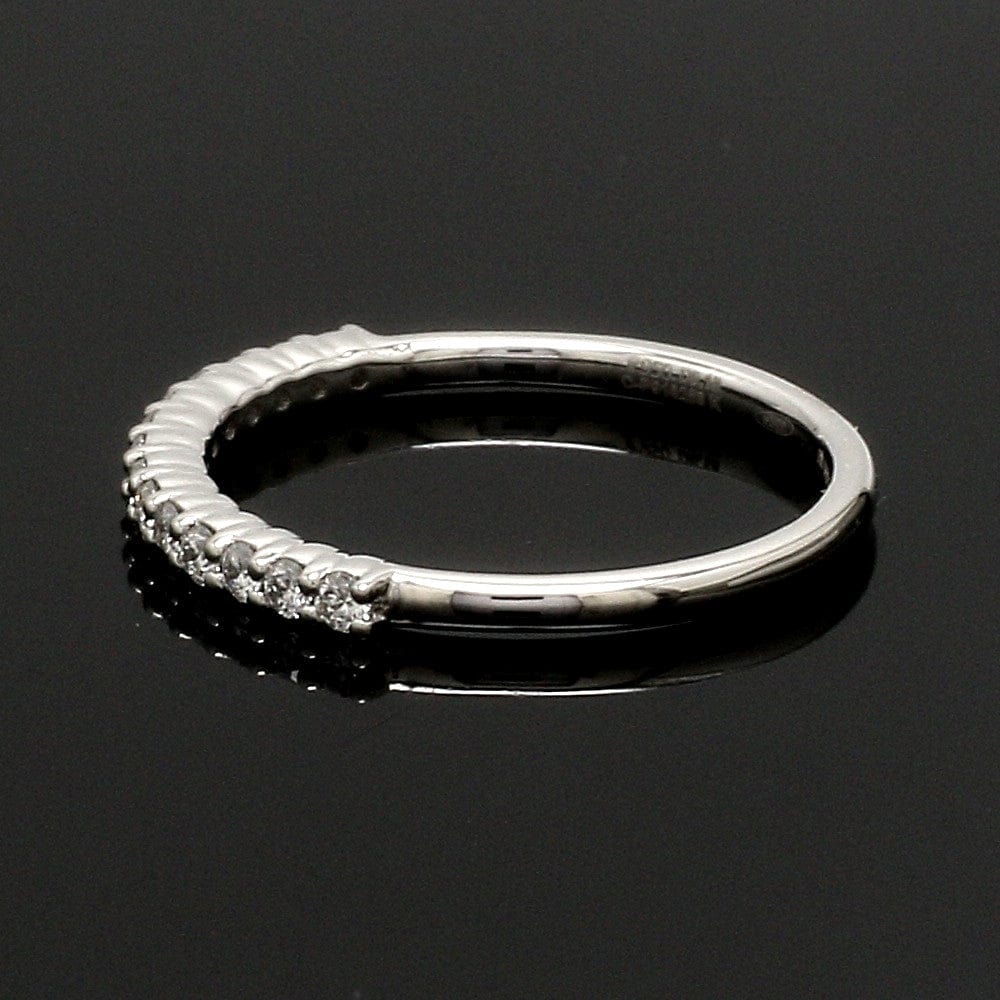 Jewelove™ Rings Half Eternity Diamond Ring in Platinum JL PT 1363