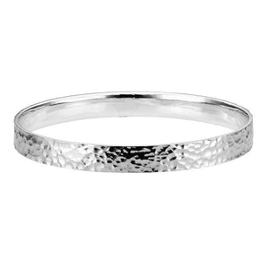 Jewelove™ Bangles & Bracelets Hammered Platinum Kada for Men JL PTB 776