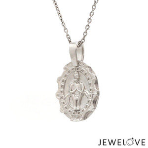 Jewelove™ Pendants Hanuman Ji Pendant in Platinum JL PT Hanuman-2