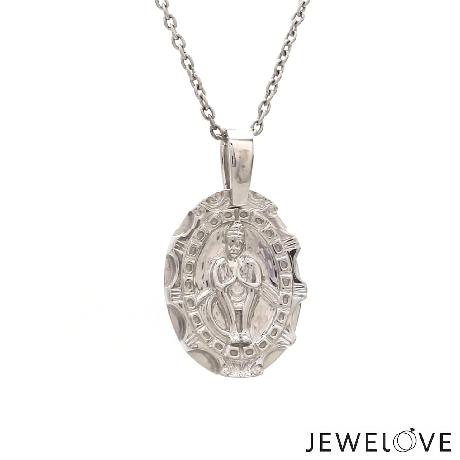 Jewelove™ Pendants Hanuman Ji Pendant in Platinum JL PT Hanuman-2