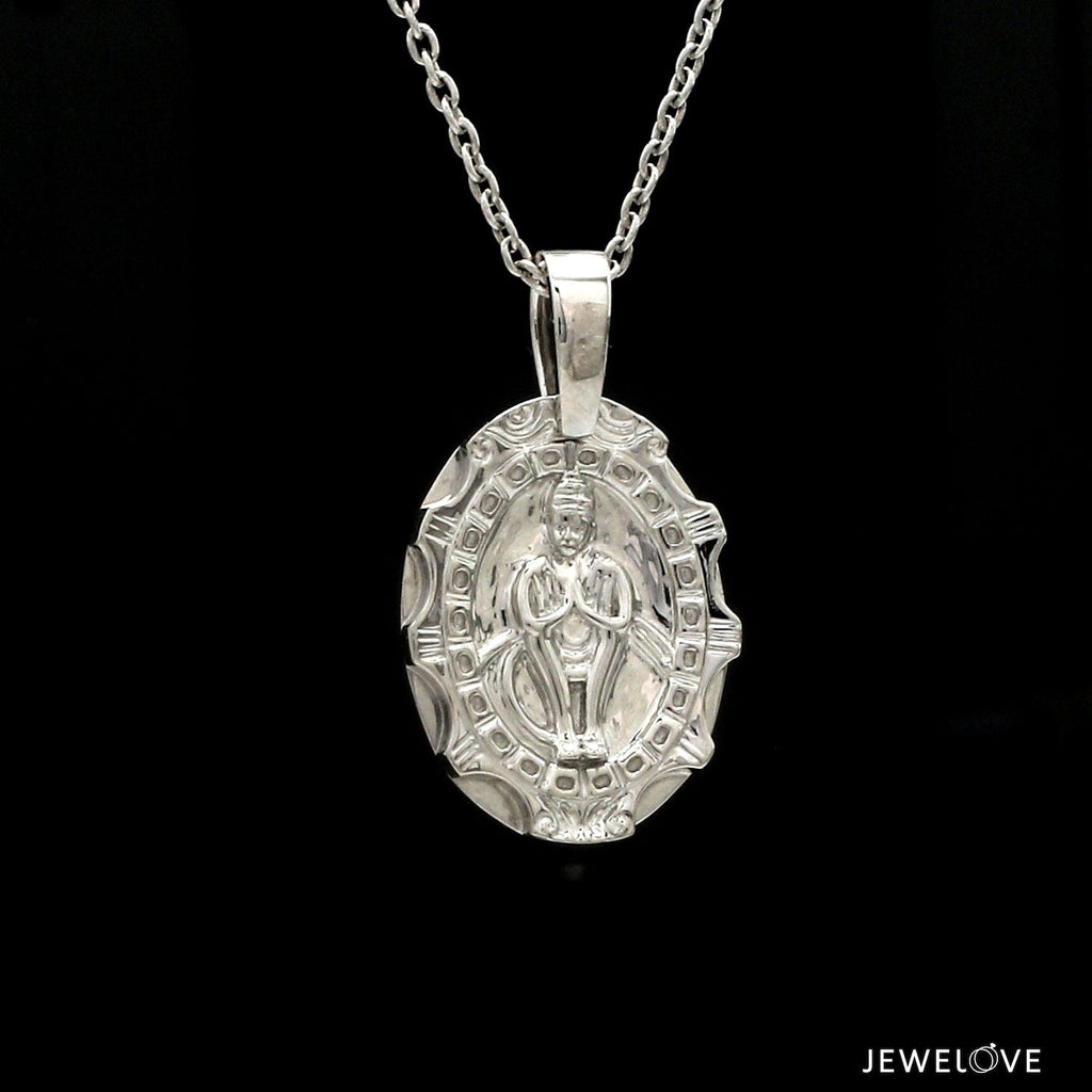 Jewelove™ Pendants Hanuman Ji Pendant in Platinum JL PT Hanuman-2