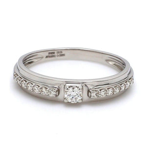 Jewelove™ Rings Harmony Platinum Couple Rings with Diamonds JL PT 530