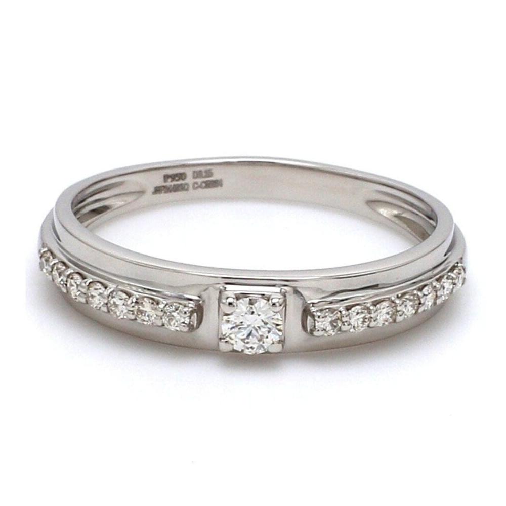 Jewelove™ Rings Harmony Platinum Couple Rings with Diamonds JL PT 530