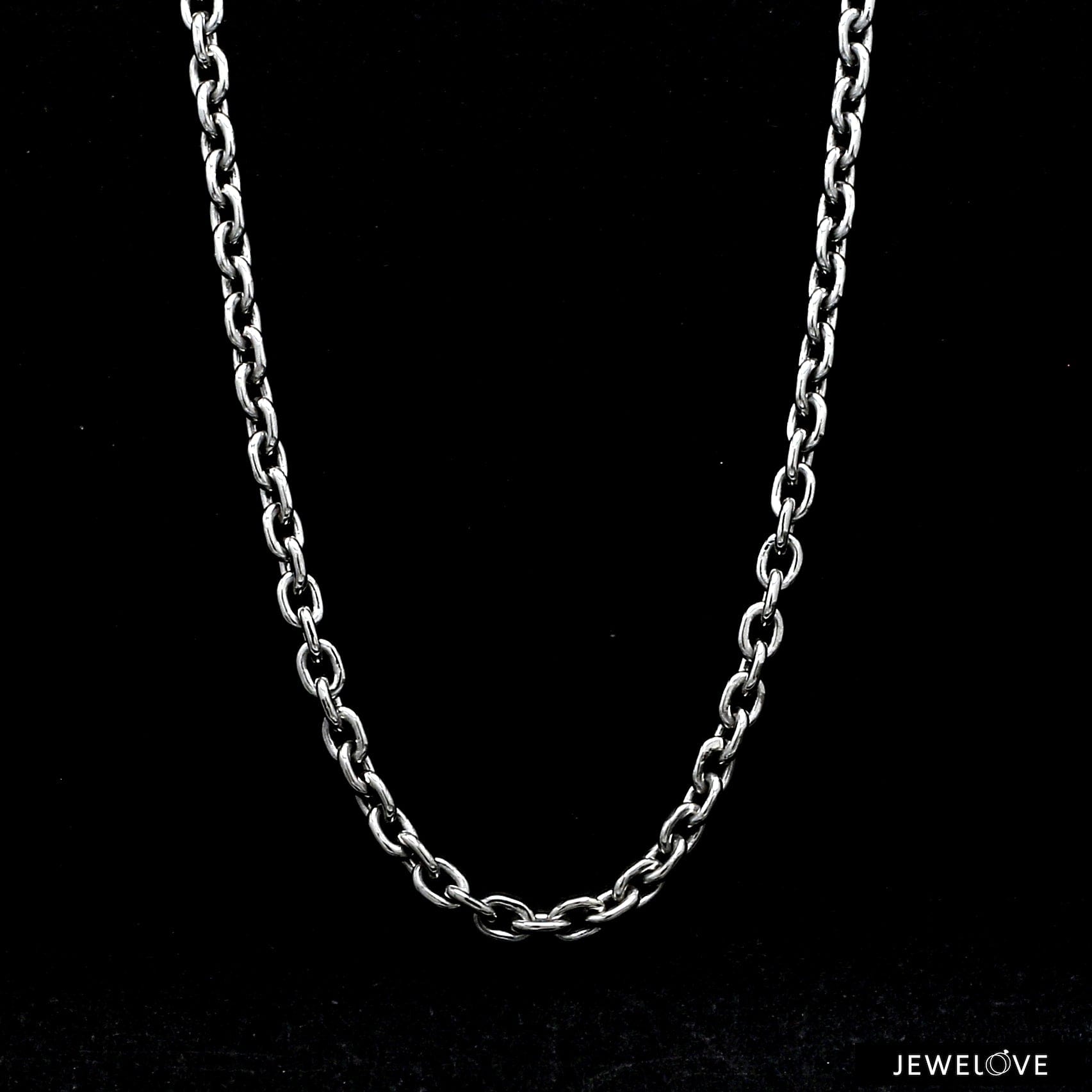 Jewelove™ Chains Heavy Classic Platinum Chain for Men JL PT CH 1170