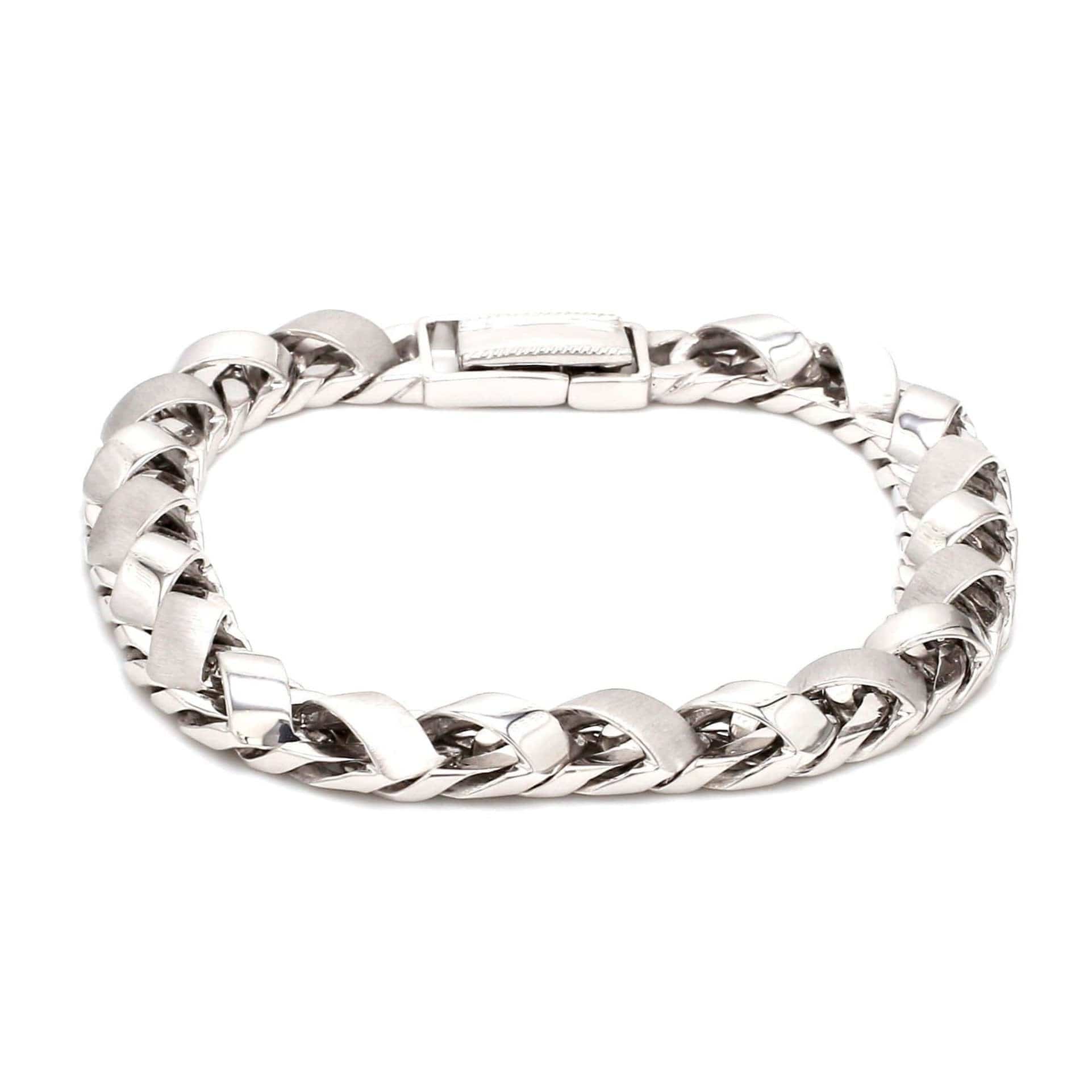 Jewelove™ Bangles & Bracelets Heavy Platinum Bracelet for Men JL PTB 641