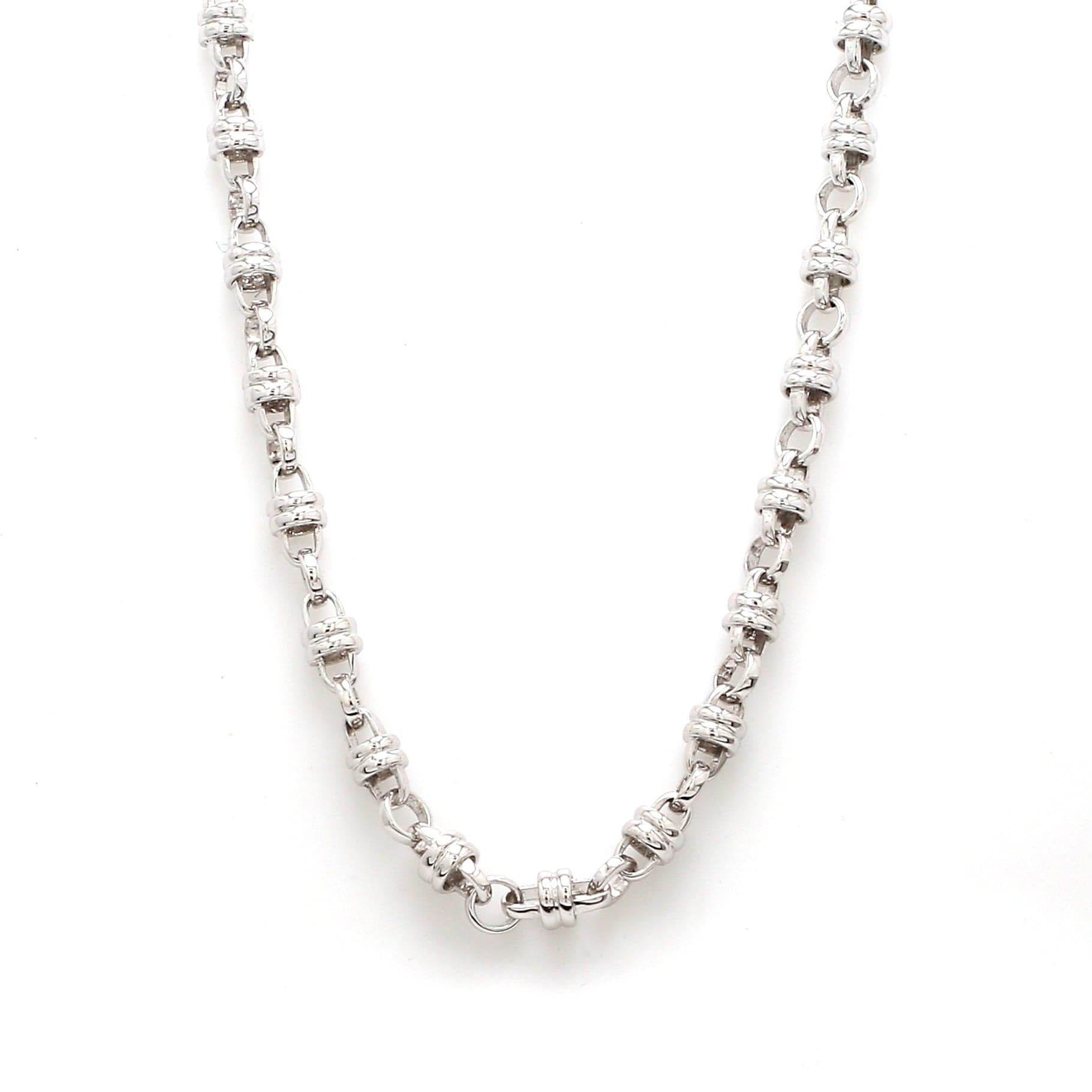 Solid platinum online necklace